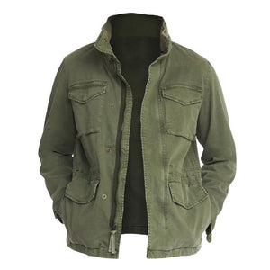 Men's Retro Casual Field Multi-Pocket Work Jacket