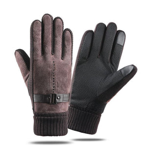Men's Winter Warm Windproof Ski Touch Screen Gloves