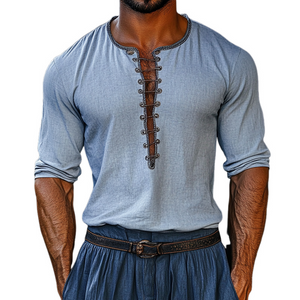 Men's Casual Round Neck Short Sleeve T-Shirt