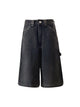 American Retro Loose Wide-leg Casual Workwear Jorts