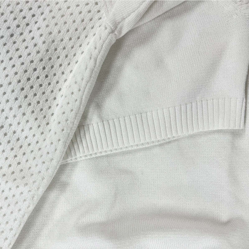 Herren-T-Shirt mit Sport-Schriftzug und Jacquard-Rundhalsausschnitt, kurzärmelig