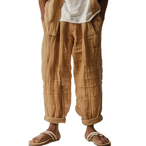 Men's Breathable Solid Color Casual Pants