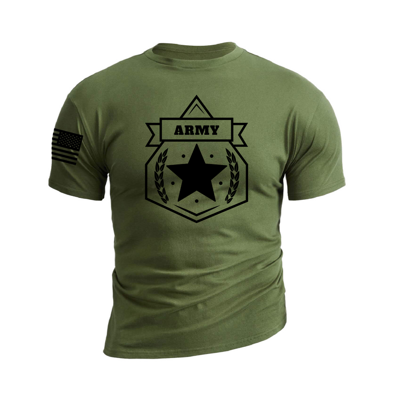 ARMY 100% COTTON GRAPHIC TEE