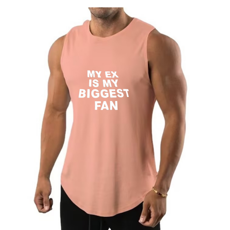 EX BIG FAN  MOISTURE WICKING ESSENTIALS TANK TOP