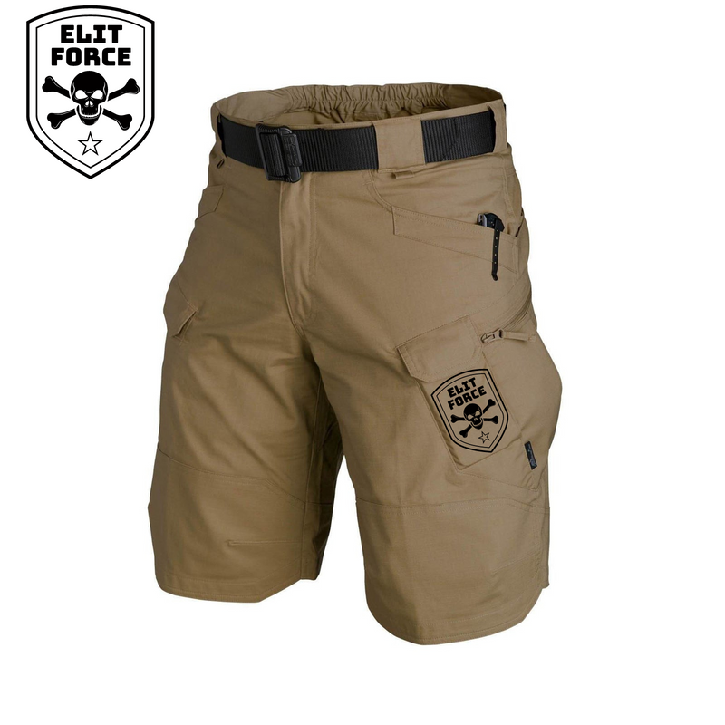 ETIT FORCES TACTICAL MULTI POCKETS 11'' INSEAM PERFORMANCE CARGO SHORTS WITH BUCKLE BELT