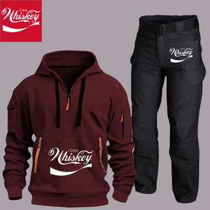 ICH GENIESSE ARMTASCHE REISSVERSCHLUSS-KAPUZENPULLOVER