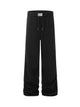 Drawstring Pleated Fleece Sweatpants