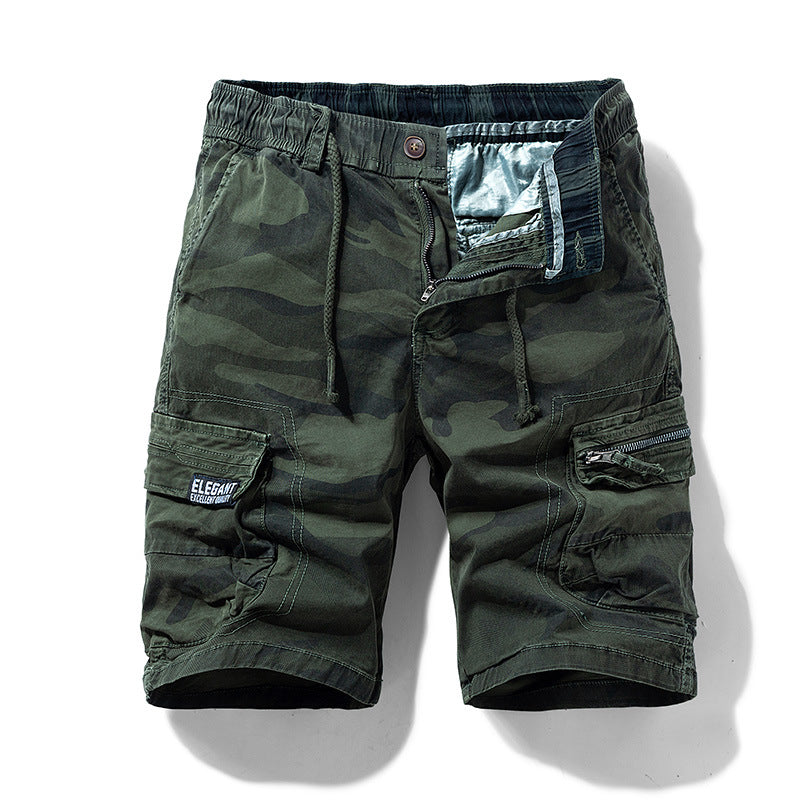 CAMO STREET OUTDOOR WORK WEAR COTTON SHORTS