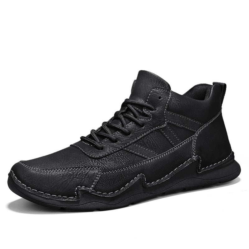 Men's Wear-resistant Non-slip Octopus Sole High-top Boots Casual Shoes