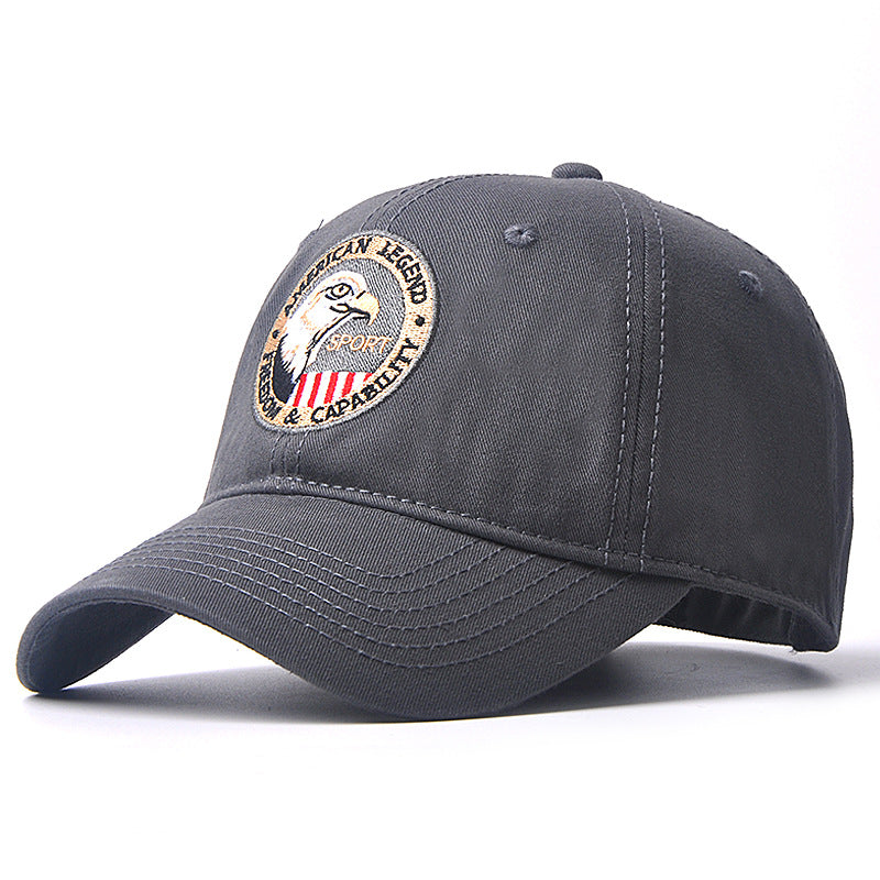 USA EAGLE EMBROIDERED COTTON CAP