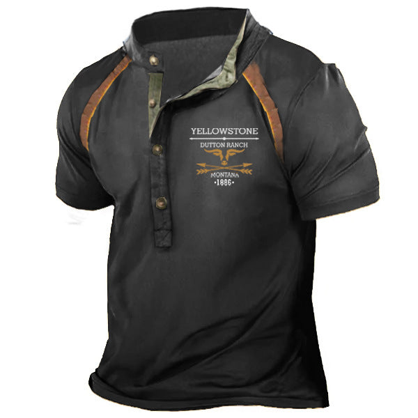 Men's Vintage West Yellowstone Heney Short Sleeve T-Shirt