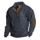 Men's Stand Collar Long Sleeve Sweatshirt