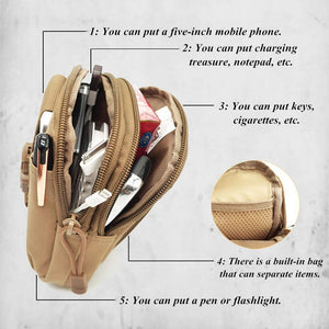 Outdoor-Sportarten taktische militärische Tarnung Multi-Tool Handy Tasche Tasche