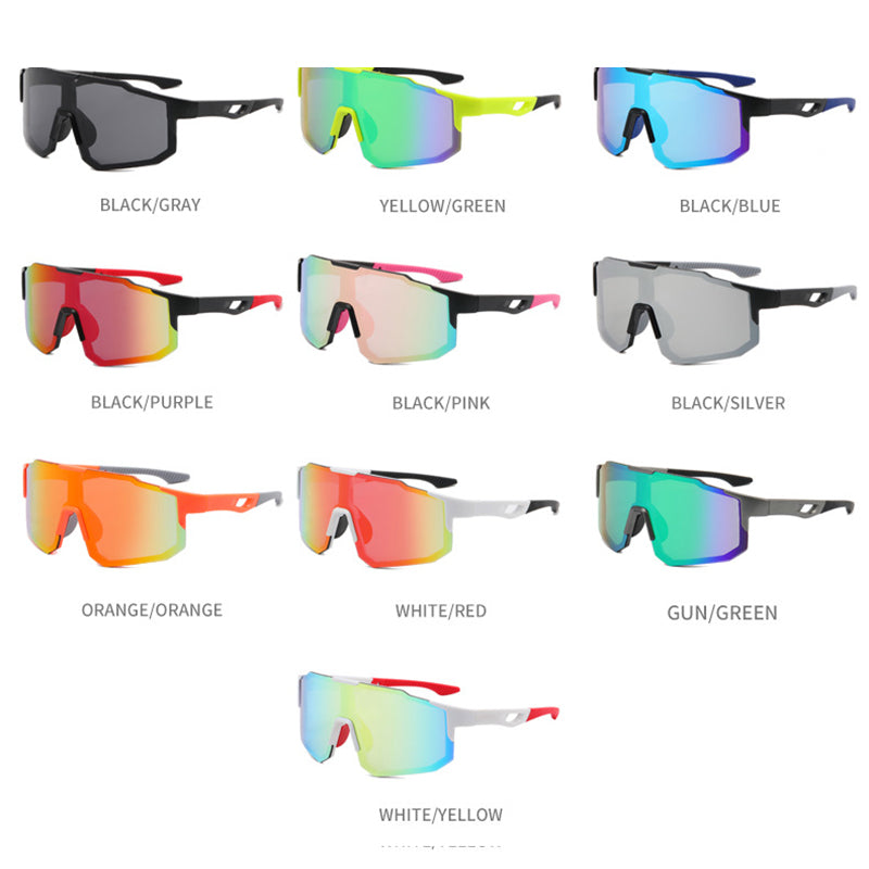 Multi-color sports cycling goggles colorful fashion glasses