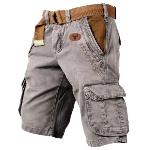 Men's Large Size Overalls Sports Loose Wear-resistant Five-point Casual CARGO SHORTS