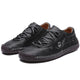 Men Stylish Microfiber Leather Hand Stitching Comfort Soft Shoes