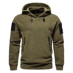 Taktischer Outdoor-Hoodie aus Polarfleece für Herren