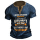 Men's Letter Print Slim Fit Short Sleeve Outdoor Casual T-Shirt