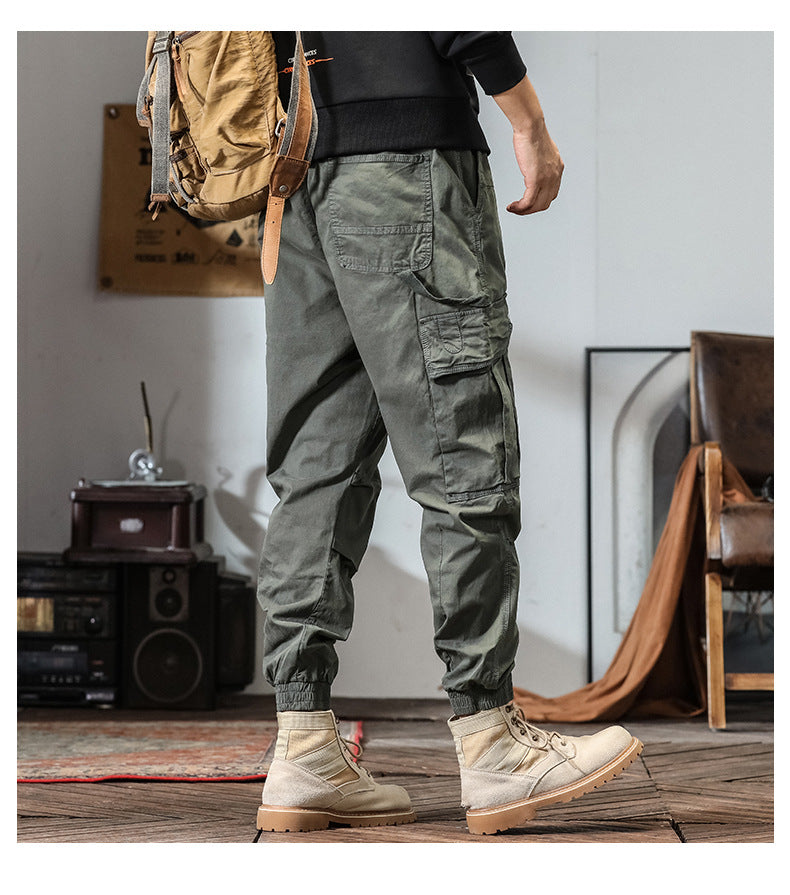 Men's Marden Overalls Tactical Military Wind Casual Pants