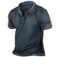 Men's Outdoor Retro Tactical Lapel Short Sleeve POLO Shirt