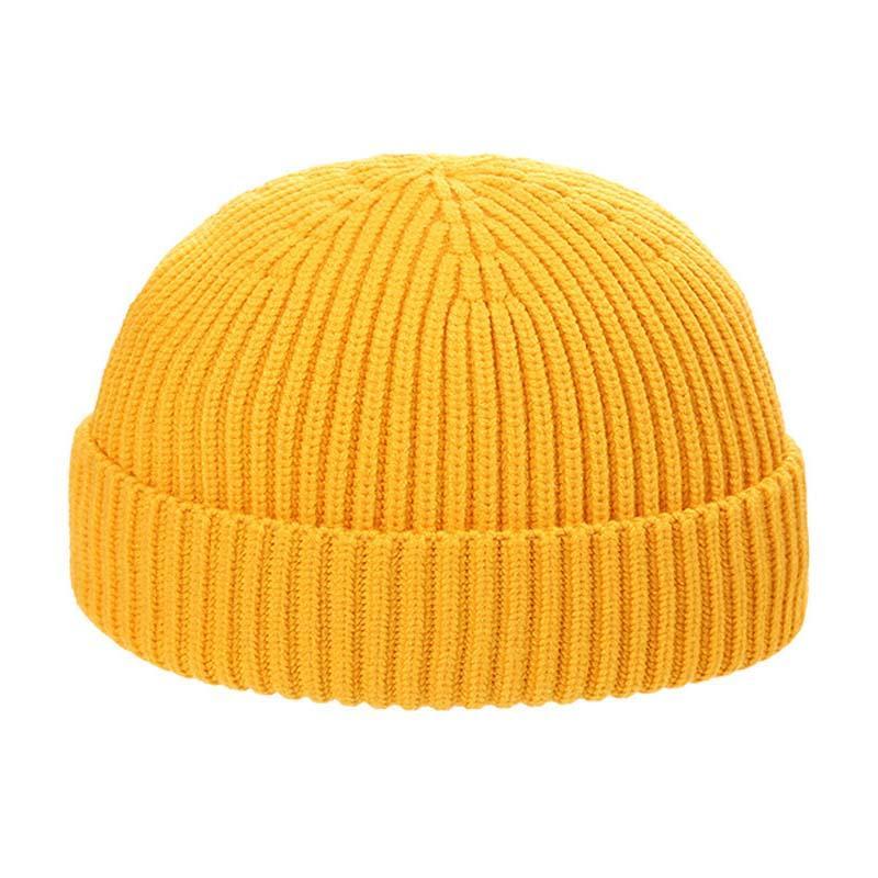 Herren Outdoor Strickmütze aus warmer Wolle für Herbst und Winter 