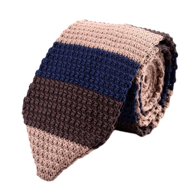 Vintage-Strickkrawatte in Pfeilform für Herren