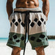 Herren Frühlingsmode Gewebte Hohlsportshorts