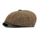 Herren Vintage Bohemian Gestreifter Zeitungsjungenhut