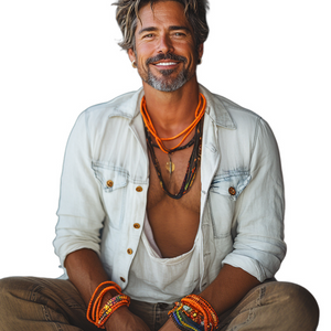 Herren-Langarmhemd aus gewaschenem Vintage-Denim