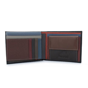 Men's Top Layer Cowhide Large Capacity Multi-card Slots Genuine Leather Wallet