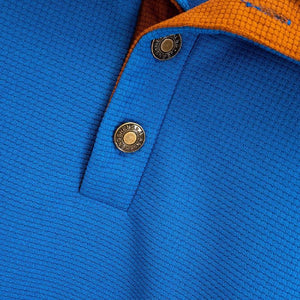 Lässiges Outdoor-Sweatshirt mit Stehkragen und Waffelmuster für Herren