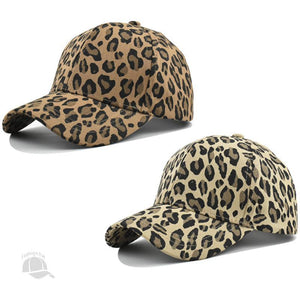 Herren-Cap im Retro-Look mit Leopardenmuster