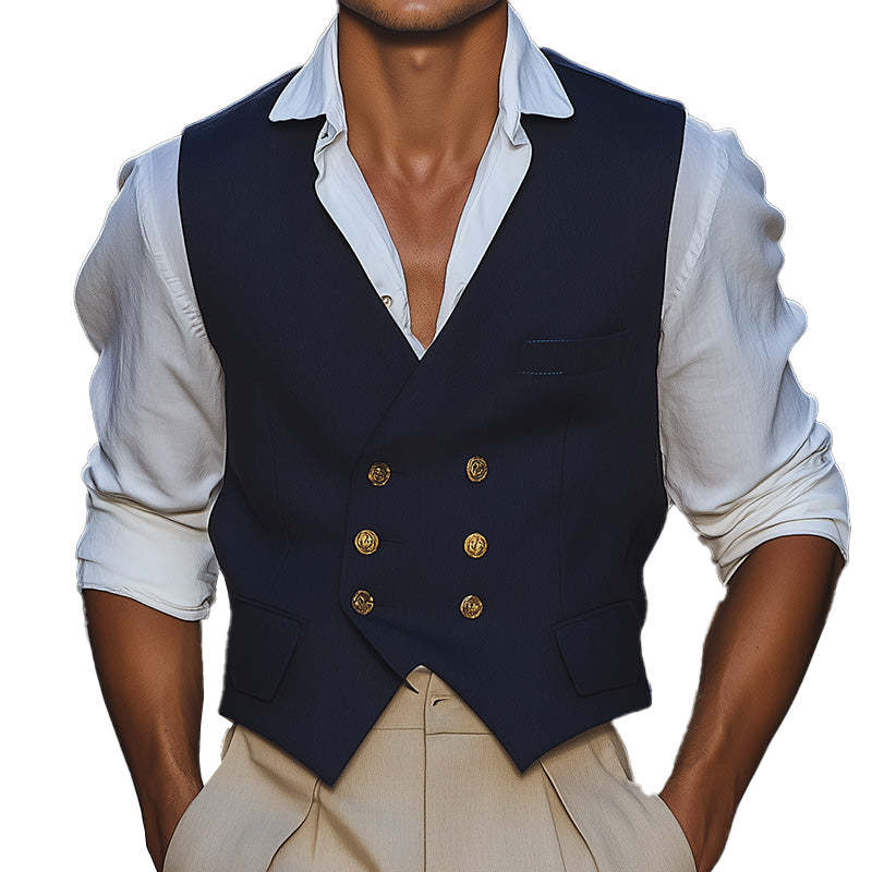 Men's Business Casual Simple Suit Vest