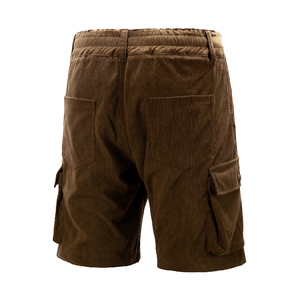 Lässige Outdoor-Cargo-Shorts aus Cord mit mehreren Taschen für Herren