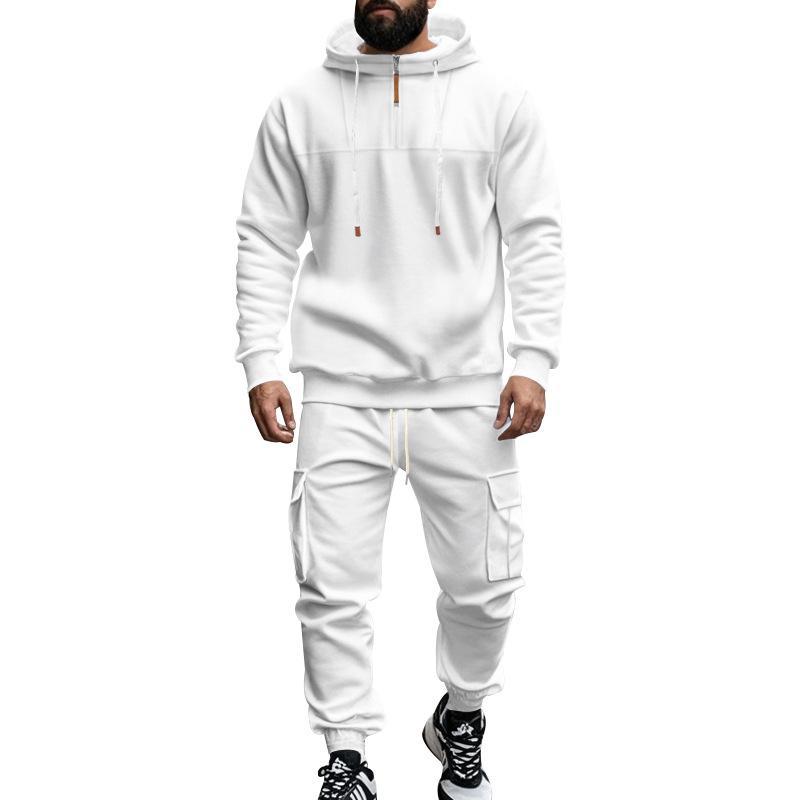 Lockeres Sport-Set aus Kapuzenpullover und Hose für Herren