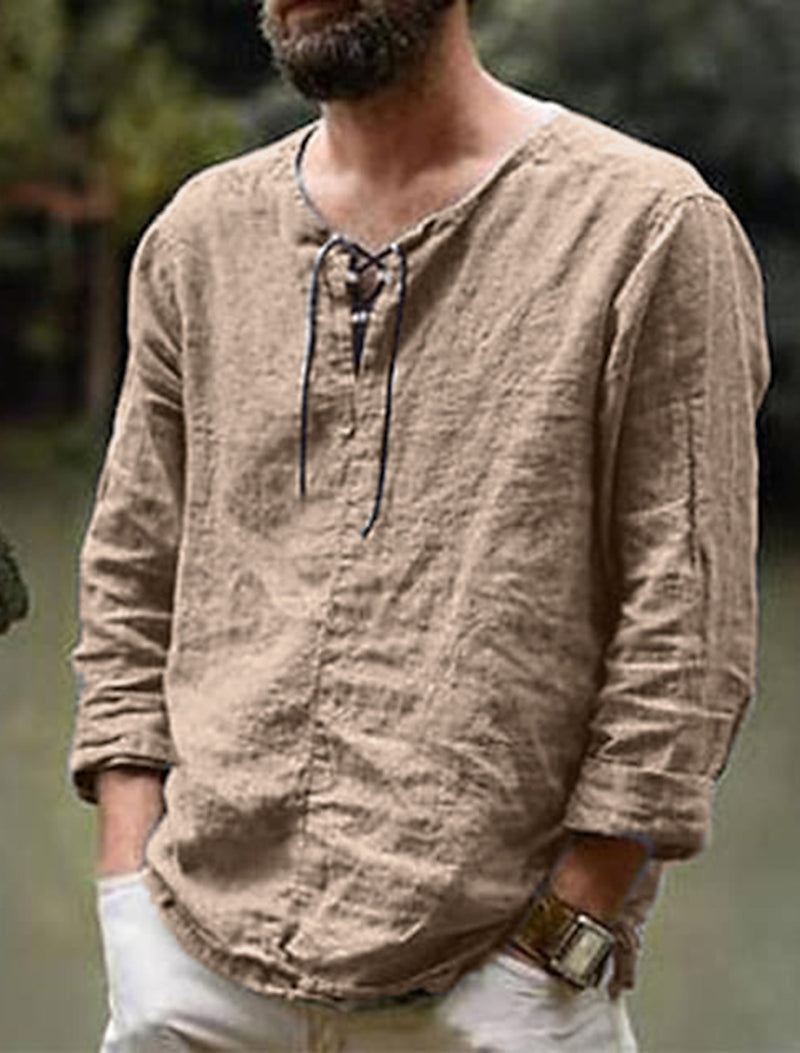 Men's Cotton Outdoor Long Sleeve Shirt