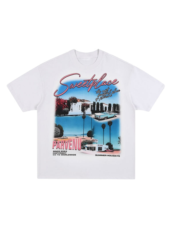 Oversize West Coast California Street T-shirt