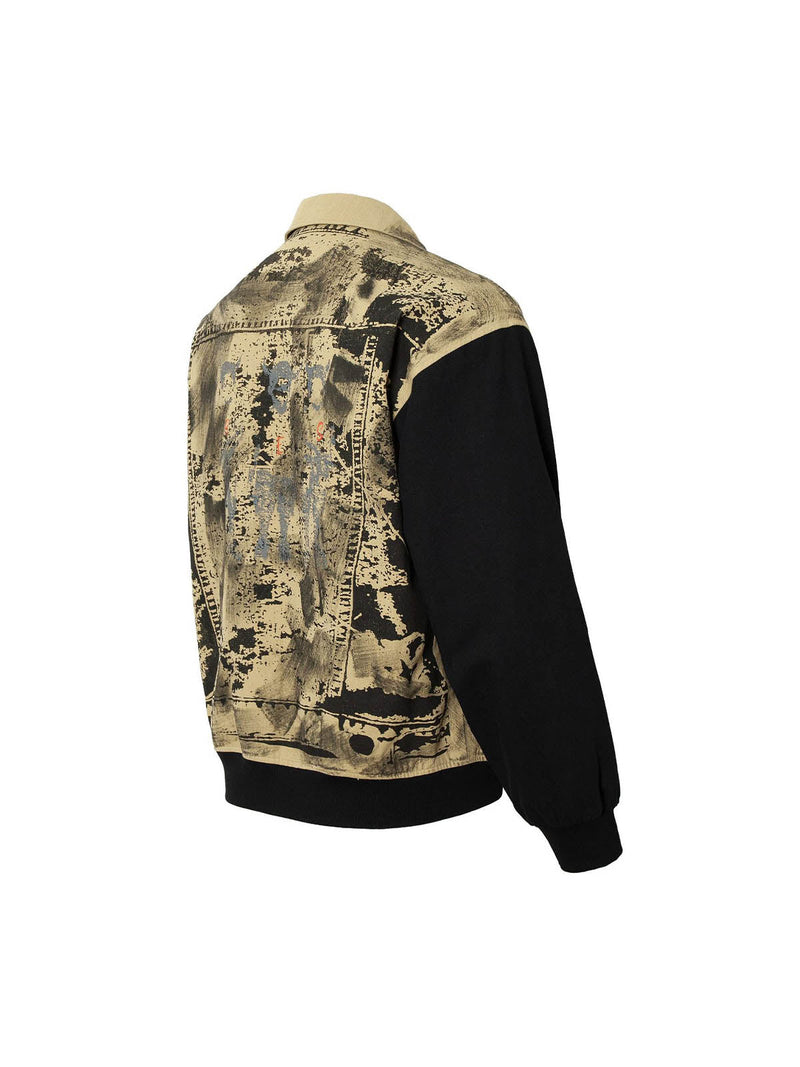 Wasteland Patchwork Graffiti Badge Detroit Jacket