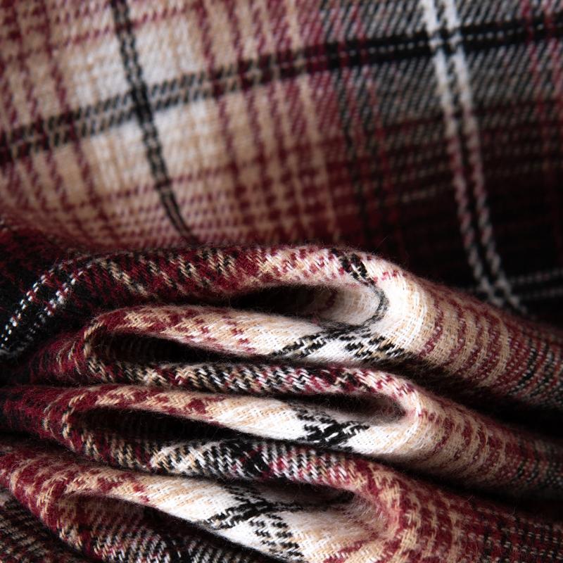 Men's Casual Plaid Lapel Long Sleeve Shirt