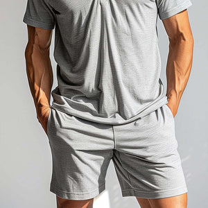 Einfacher, atmungsaktiver und bequemer Sportanzug für Herren