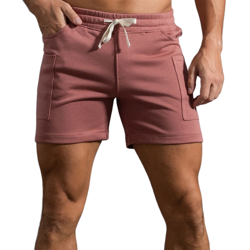 Lässiger Komfort für Herren, hautfreundliche Baumwolle, lässige Shorts mit mehreren Taschen