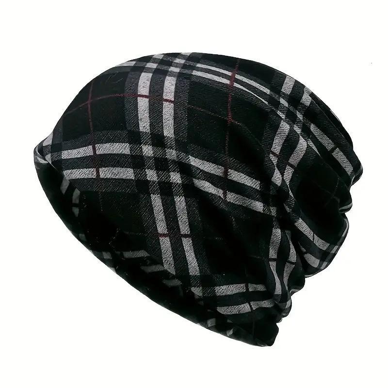 Men's Printed Neck Gaiter Dual-Purpose Hat