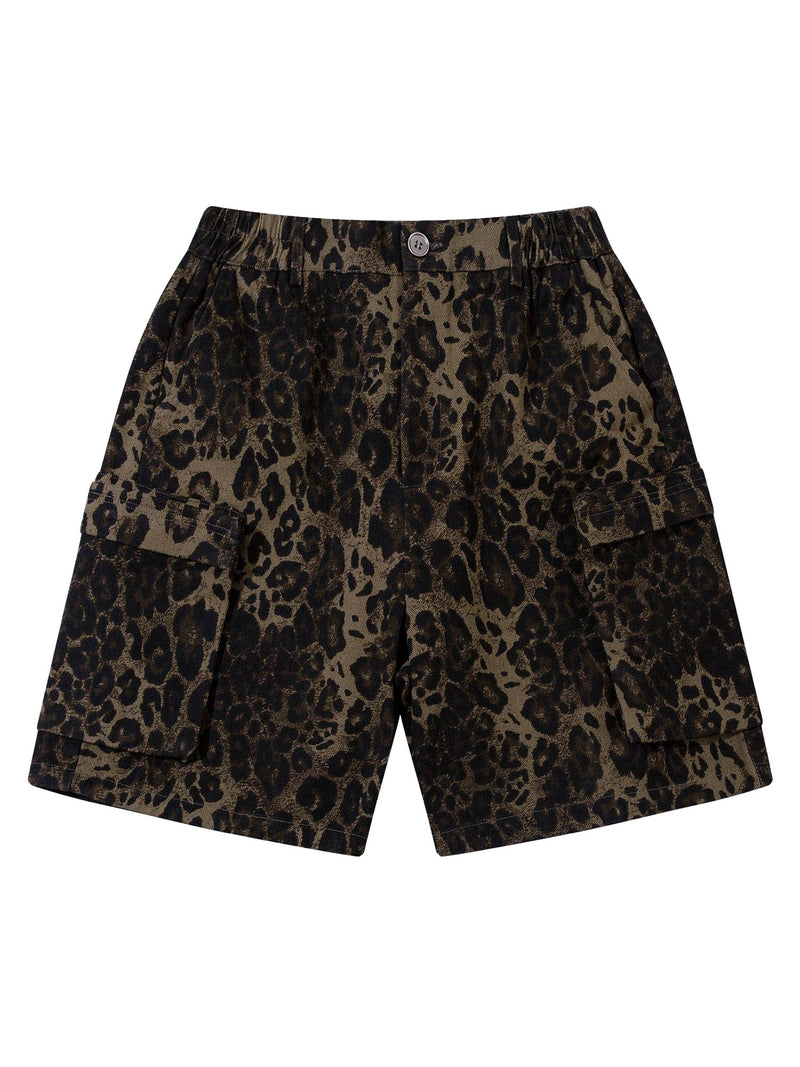 Street Leopard Print Shorts