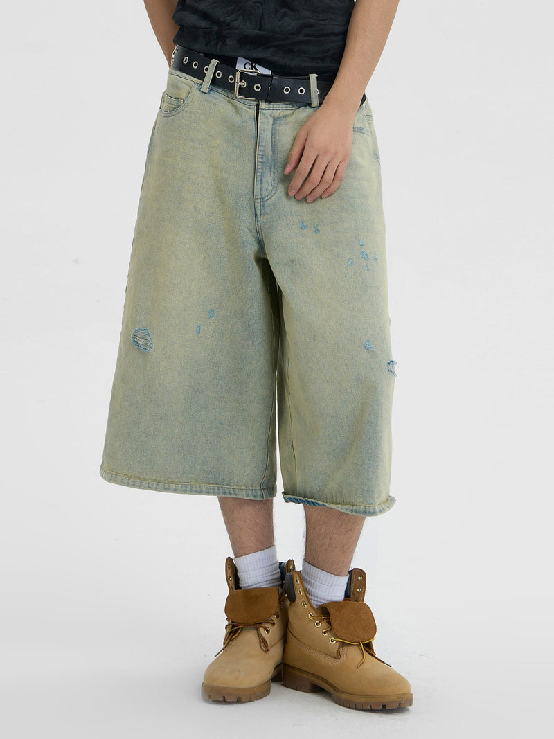 Retro Cropped Summer Denim Hip-hop Jorts