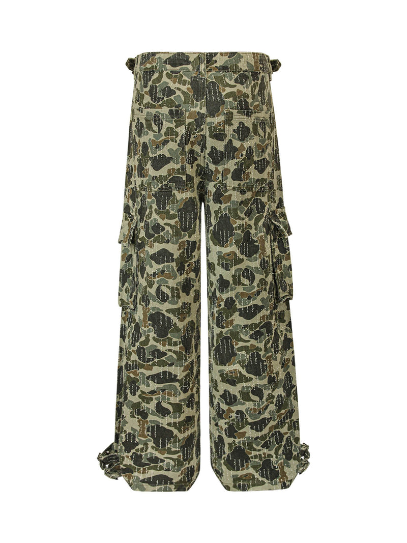 Camouflage Multi-Pocket Cargo Pants