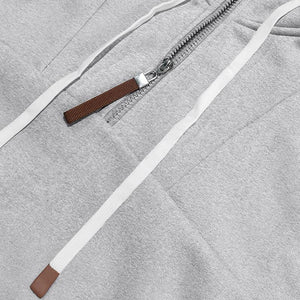 Lockeres Sport-Set aus Kapuzenpullover und Hose für Herren