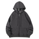 custom_alt#color_Silver Fleece Zipper Hoodie - Dark Grey