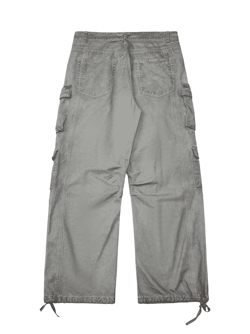 Vintage Wasteland Style Multi Pocket Work Pants