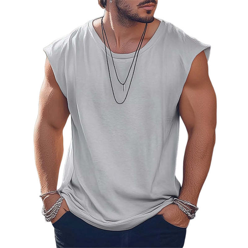 Men's Summer Comfortable, Skin-Friendly Padded Tank Top