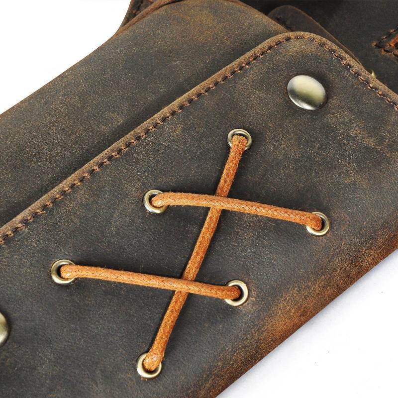 Men's Classic Retro Personality Outdoor Leather Waist Bag